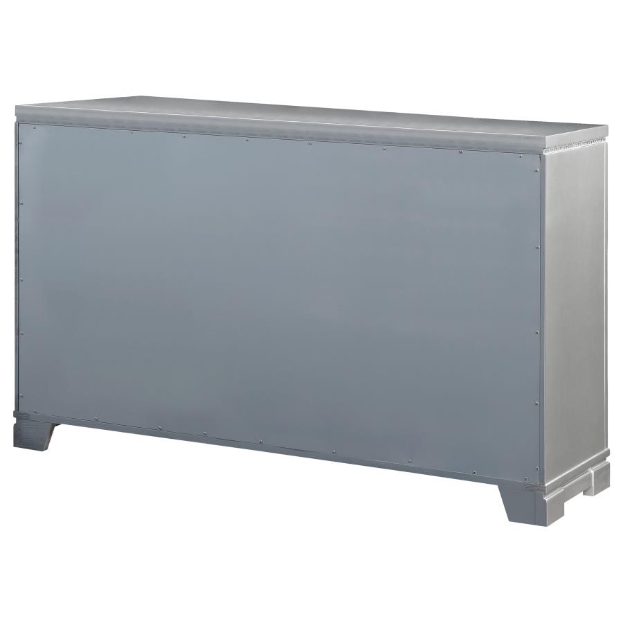 (image for) Eleanor 6-drawer Dresser Metallic Mercury