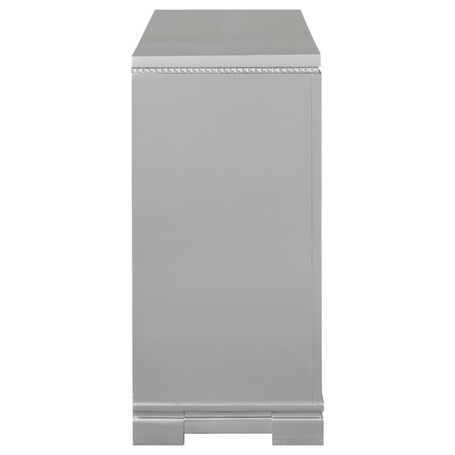 (image for) Eleanor 6-drawer Dresser Metallic Mercury