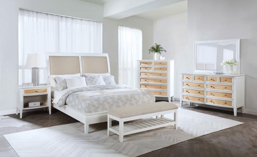 (image for) Bexhill 5-piece Eastern King Bedroom Set White