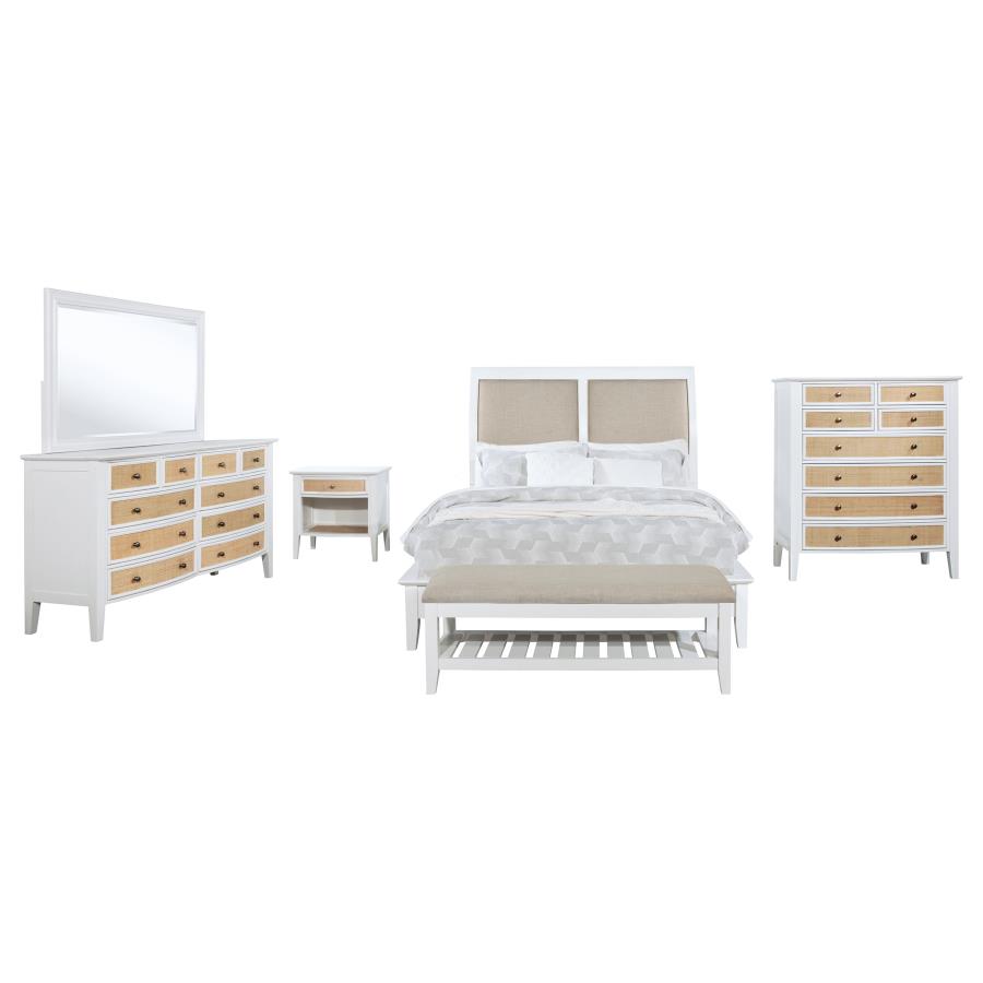 (image for) Bexhill 5-piece Eastern King Bedroom Set White