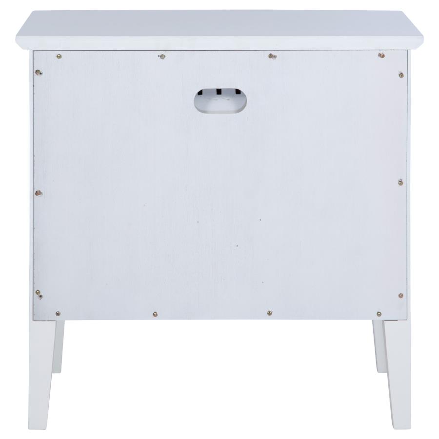 (image for) Bexhill 1-drawer Nightstand Bedside Table White