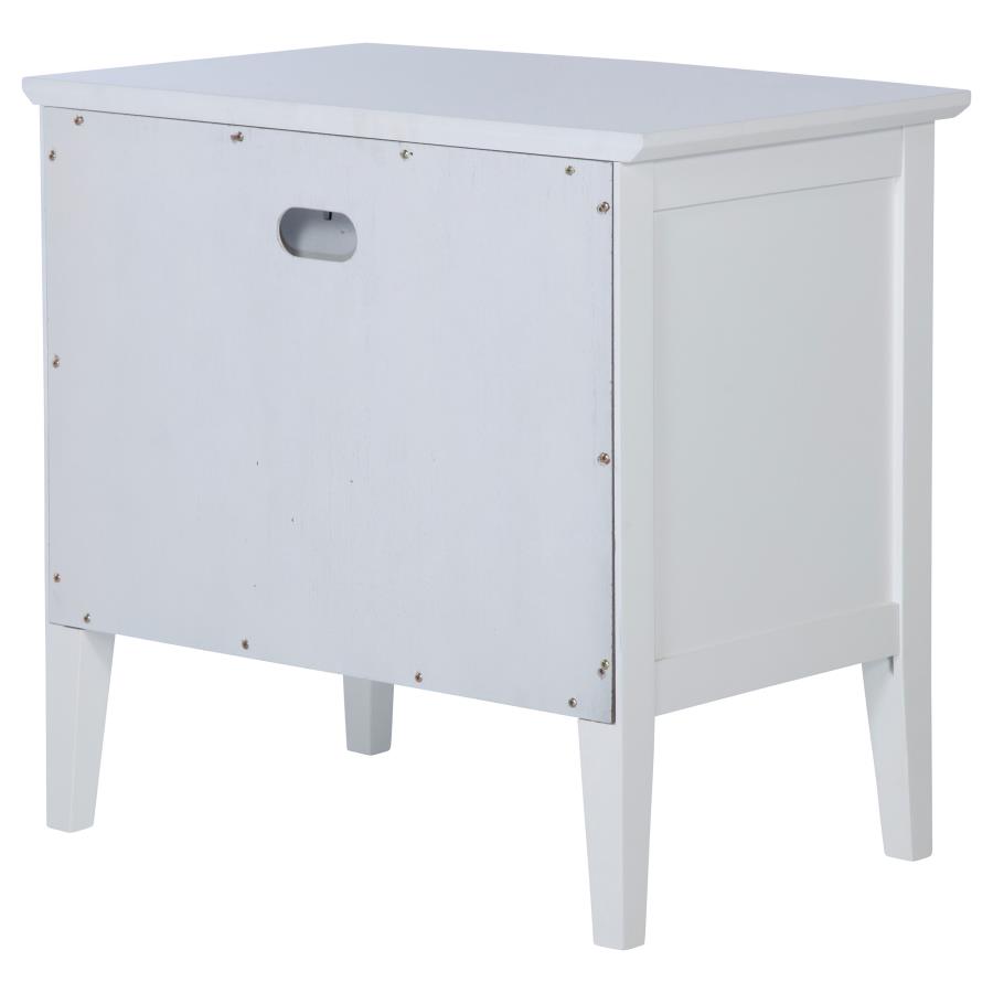 (image for) Bexhill 1-drawer Nightstand Bedside Table White