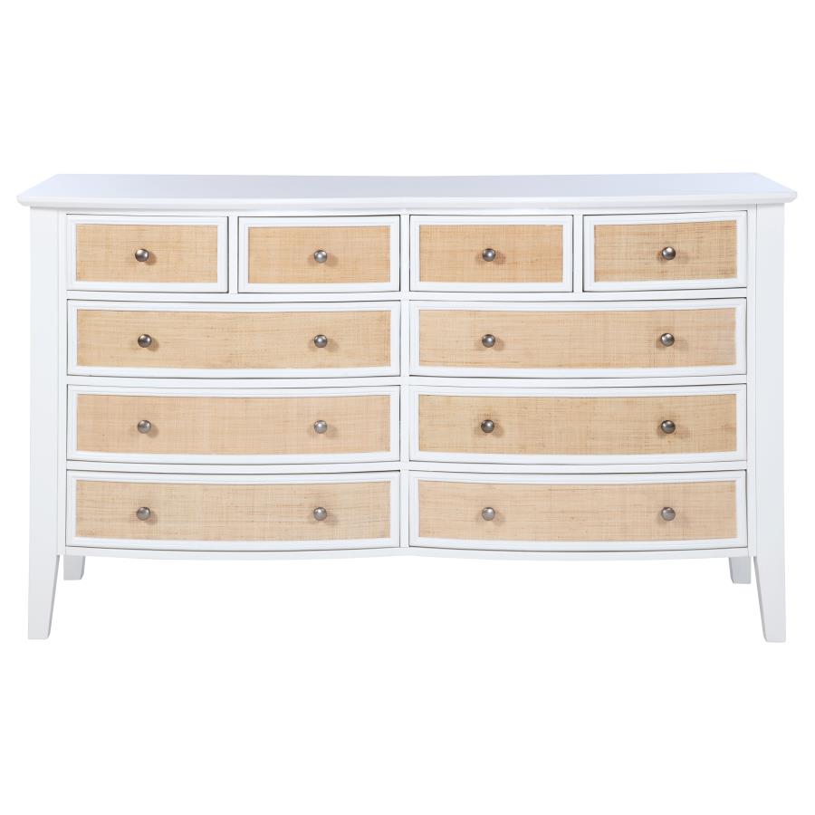 (image for) Bexhill 10-drawer Dresser Cabinet White