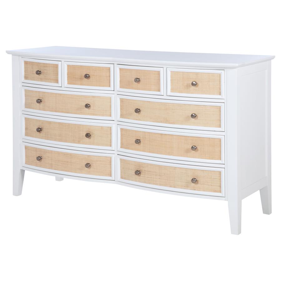 (image for) Bexhill 10-drawer Dresser Cabinet White