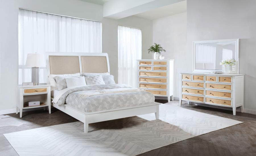 Modal Additional Images for Bexhill 10-drawer Dresser and Mirror White