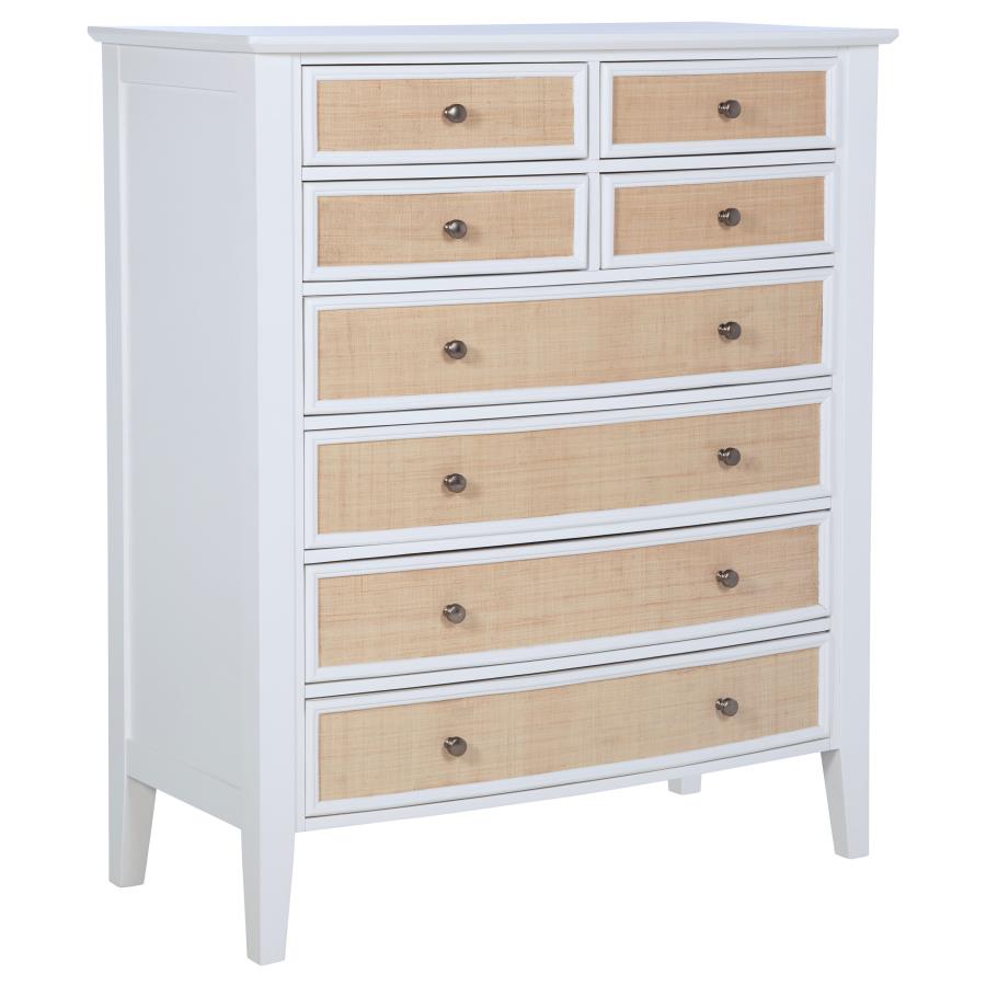 (image for) Bexhill 8-drawer Chest of Drawers White