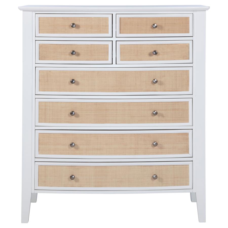 (image for) Bexhill 8-drawer Chest of Drawers White