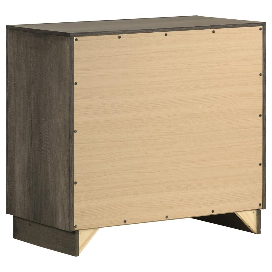 (image for) Janine 2-drawer Nightstand Grey