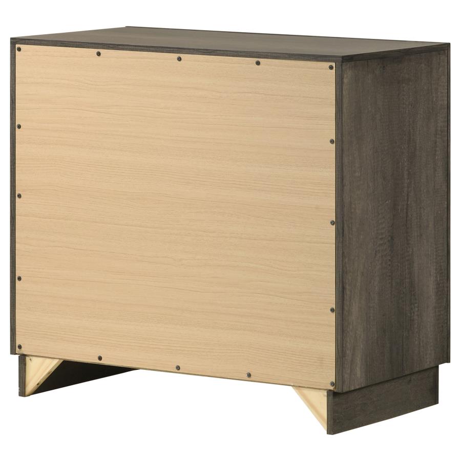 (image for) Janine 2-drawer Nightstand Grey