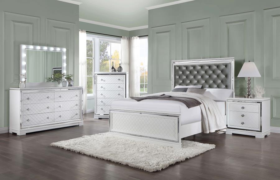 (image for) Eleanor 6-drawer Dresser White