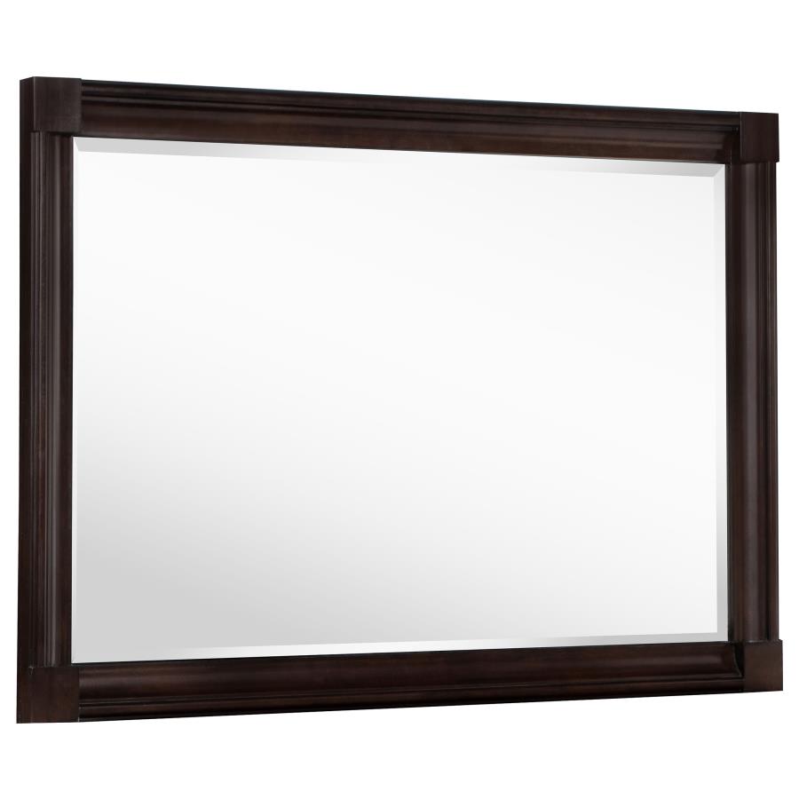 (image for) Andover Dresser Mirror Dark Oak - Click Image to Close