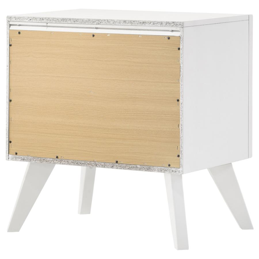 (image for) Janelle 2-drawer Nightstand White