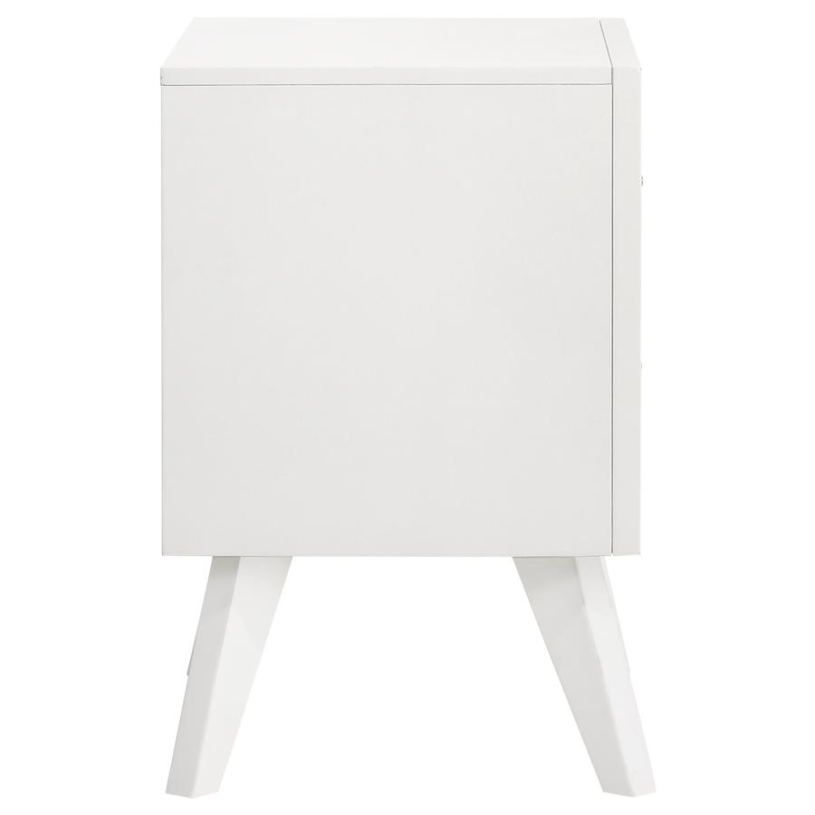 (image for) Janelle 2-drawer Nightstand White