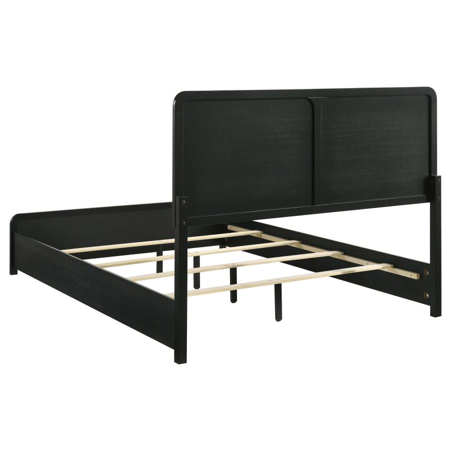 (image for) Cavelle 4-piece Eastern King Bedroom Set Black