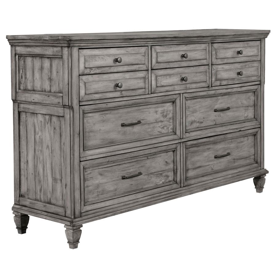 (image for) Avenue 5-piece Eastern King Bedroom Set Weathered Grey