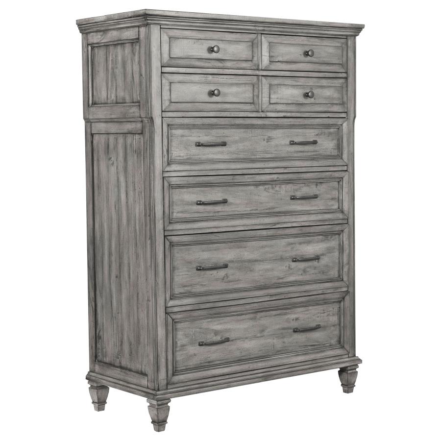 (image for) Avenue 5-piece Eastern King Bedroom Set Weathered Grey