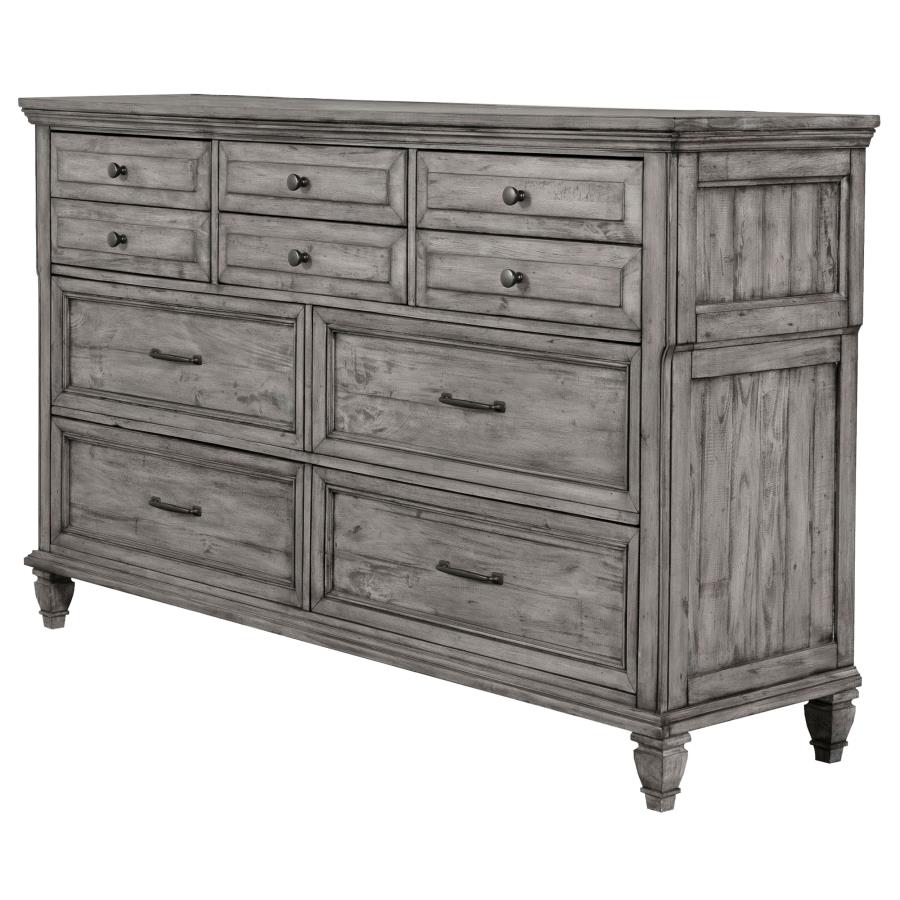 (image for) Avenue 8-drawer Dresser Weathered Grey