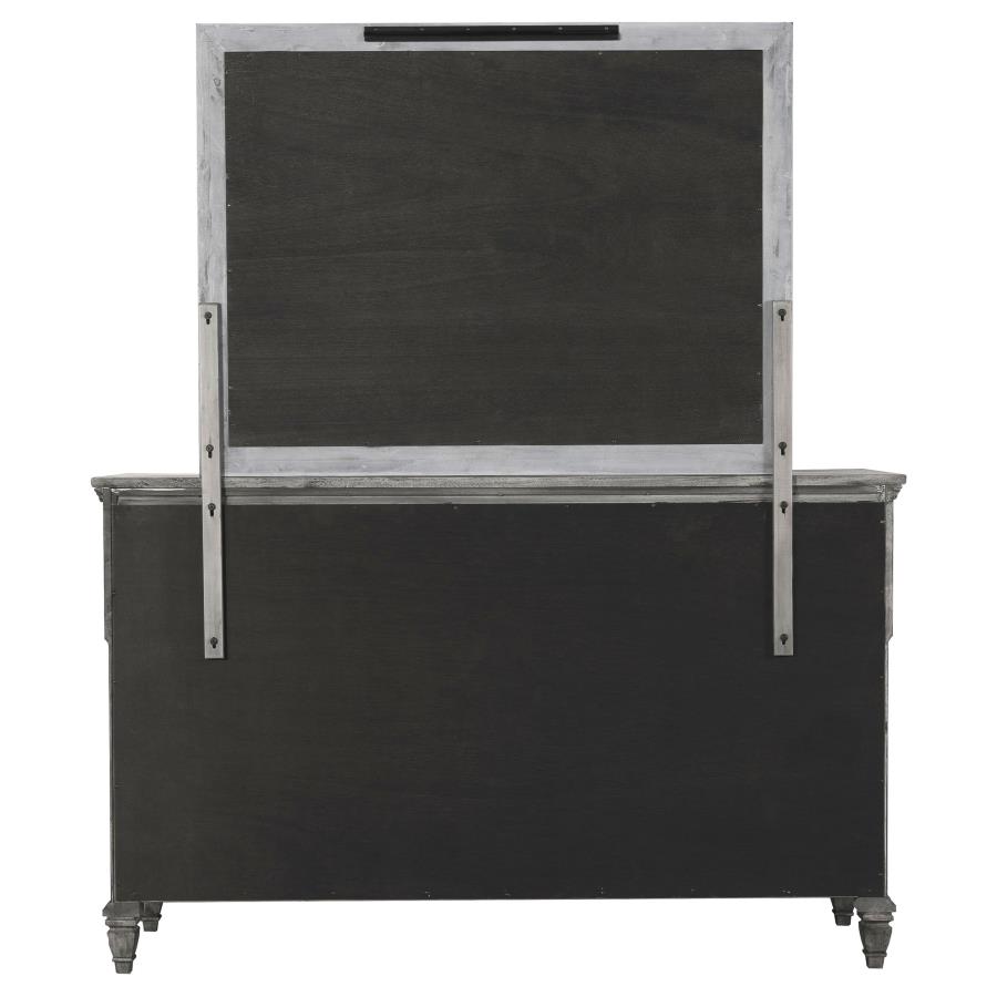 (image for) Avenue 8-drawer Dresser with Mirror Weathered Grey