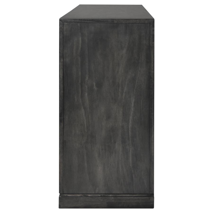 (image for) Lorenzo 6-drawer Dresser Dark Grey