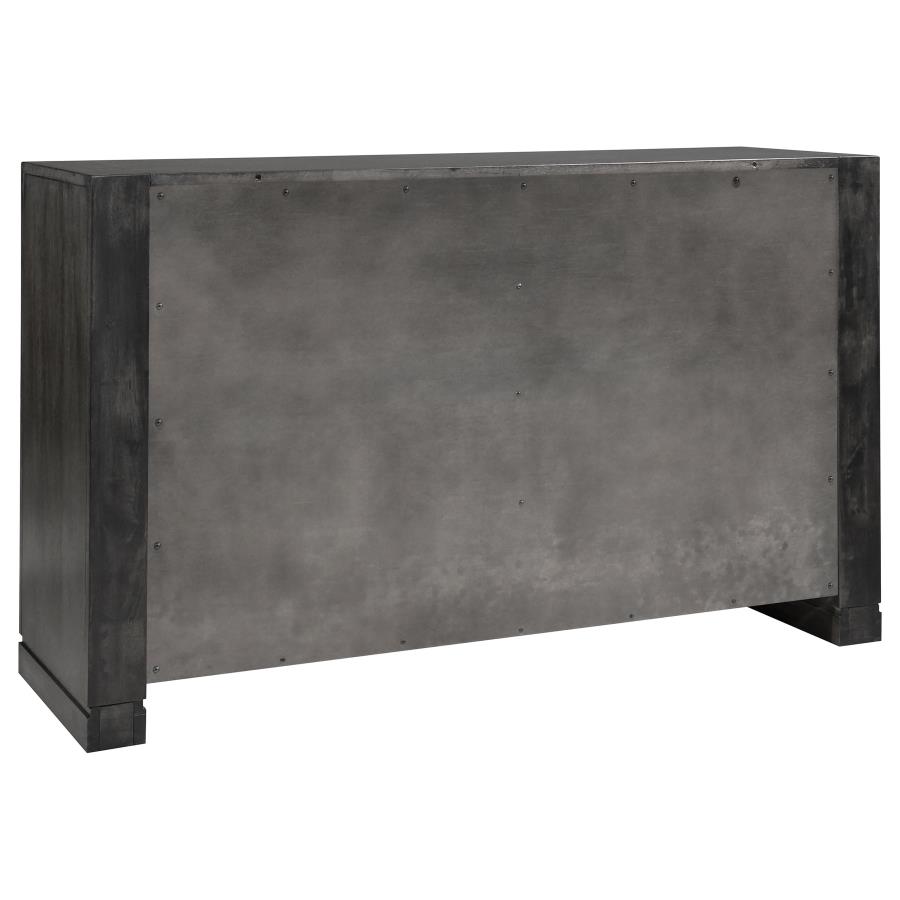 (image for) Lorenzo 6-drawer Dresser Dark Grey