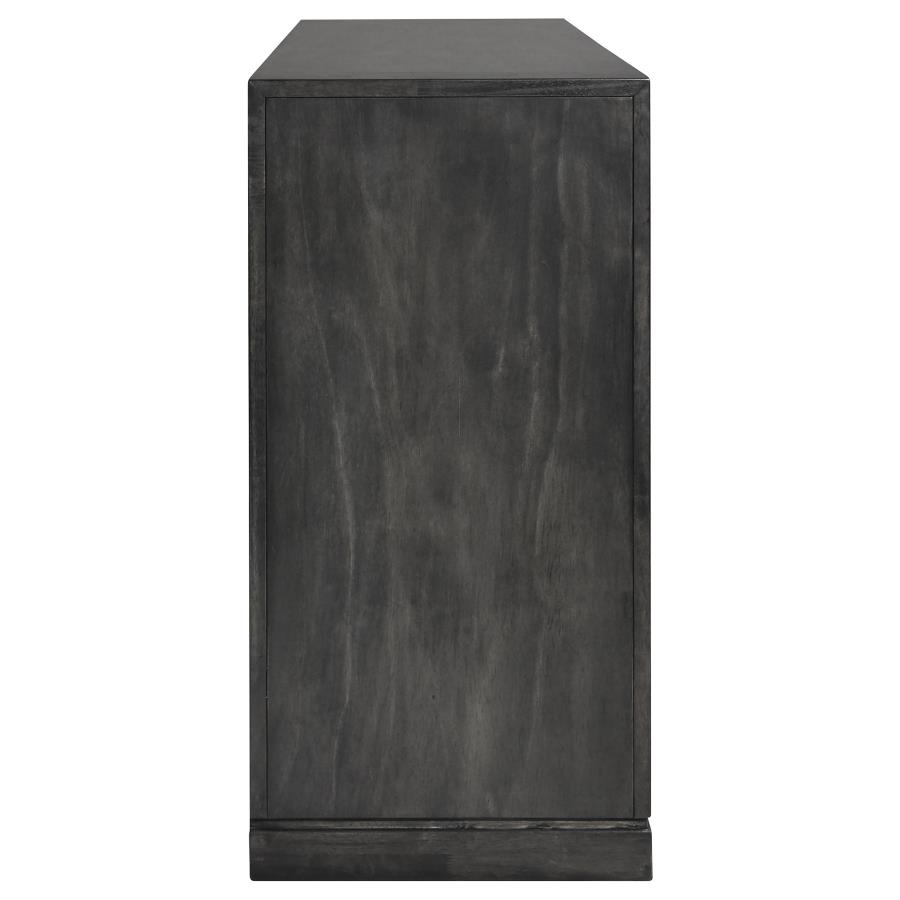 (image for) Lorenzo 6-drawer Dresser Dark Grey