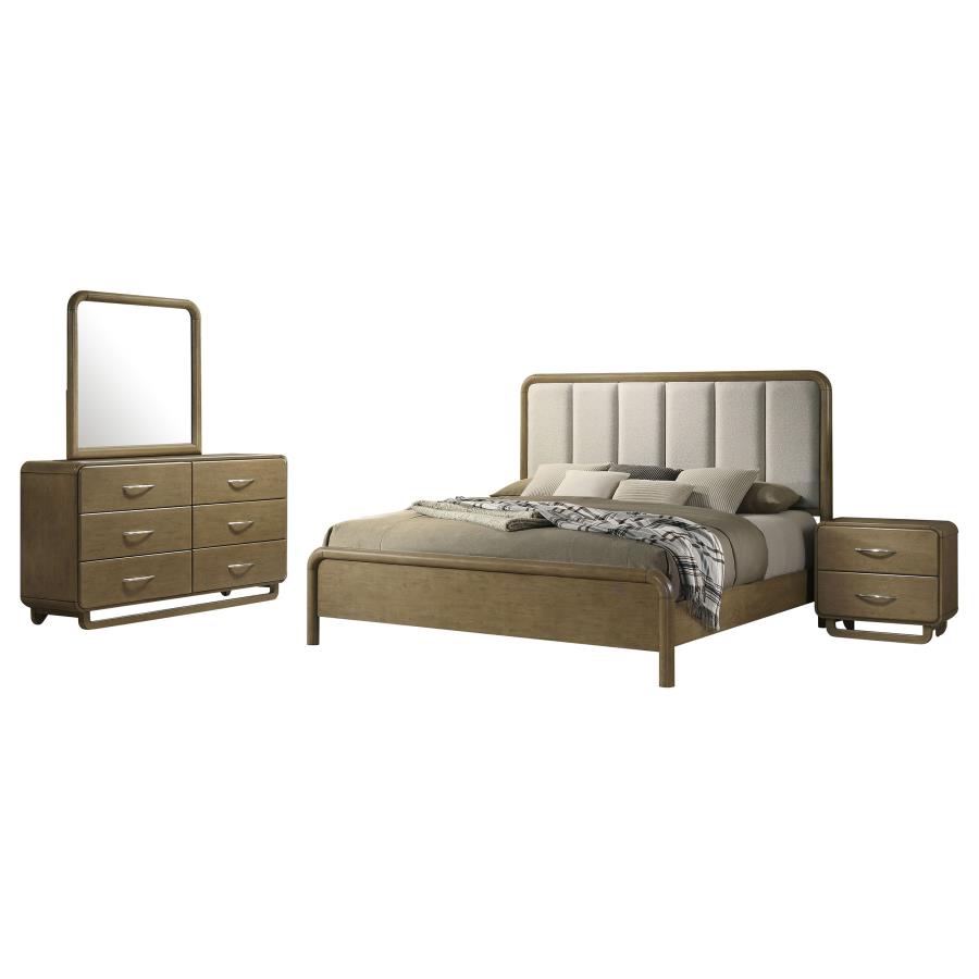 (image for) Amsbury 4-piece California King Bedroom Set Nutmeg