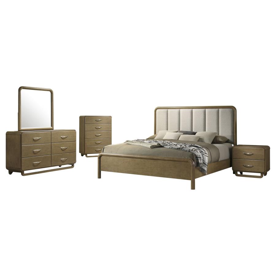 (image for) Amsbury 5-piece California King Bedroom Set Nutmeg