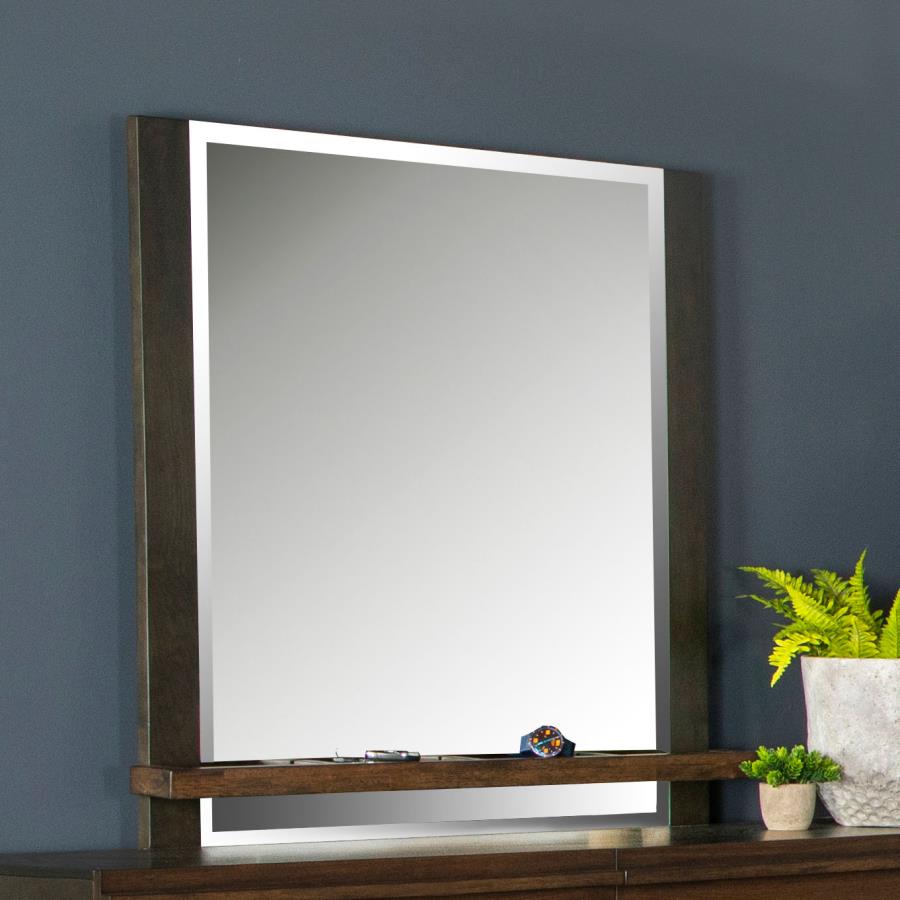 (image for) Azalia Dresser Mirror Walnut