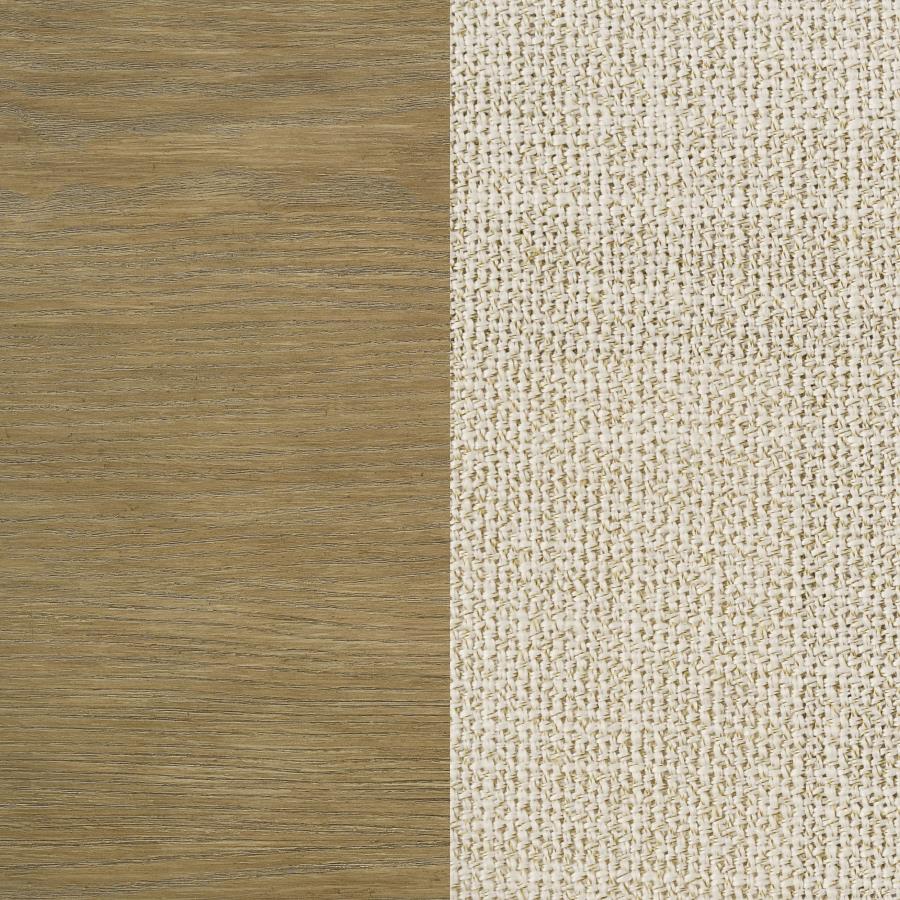 Arini 56-inch Eastern King Panel Bed Cream and Sand Wash