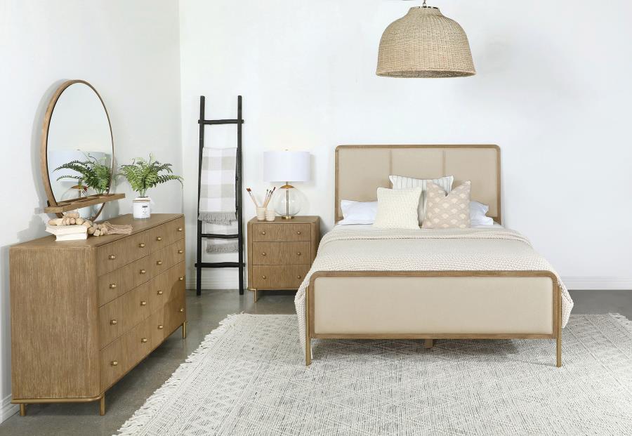 (image for) Arini 4-piece Queen Bedroom Set Cream and Sand Wash