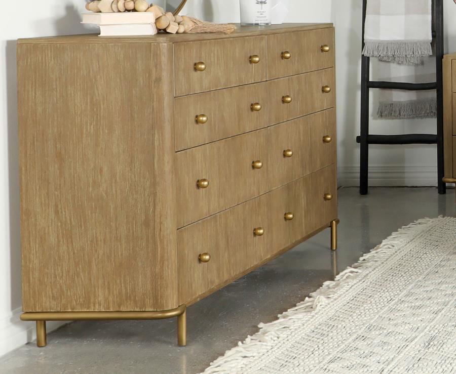 (image for) Arini 8-drawer Dresser Sand Wash