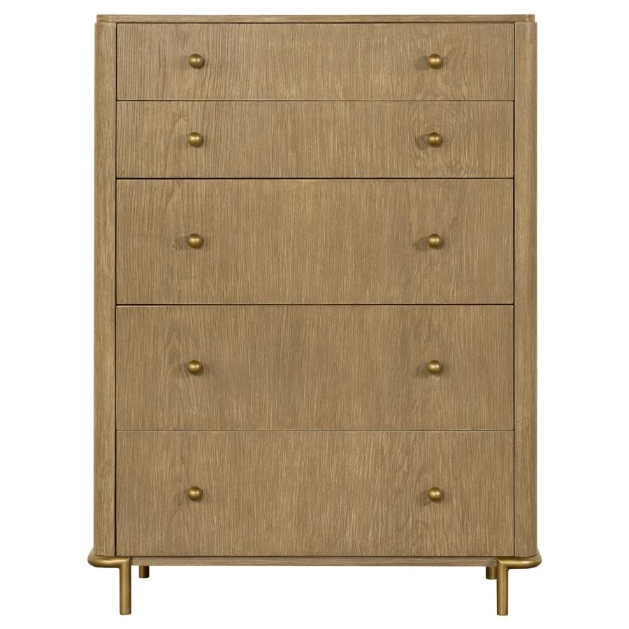 (image for) Arini 5-drawer Bedroom Chest Sand Wash