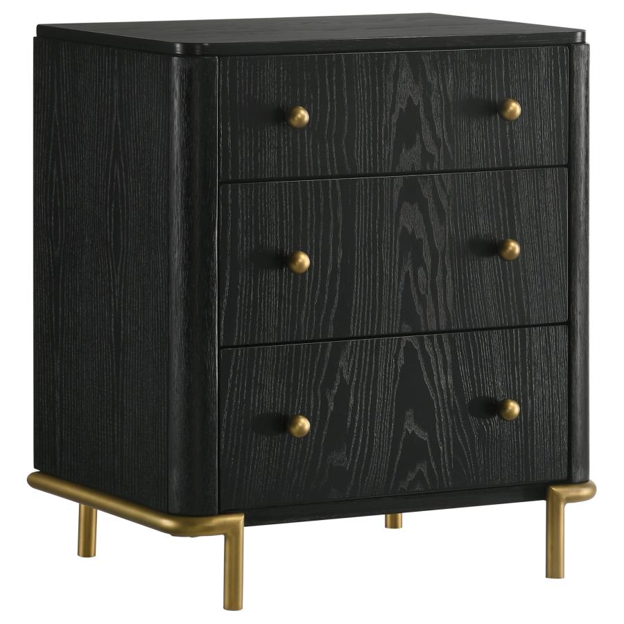 Arini 4-piece California King Bedroom Set Black and Natural