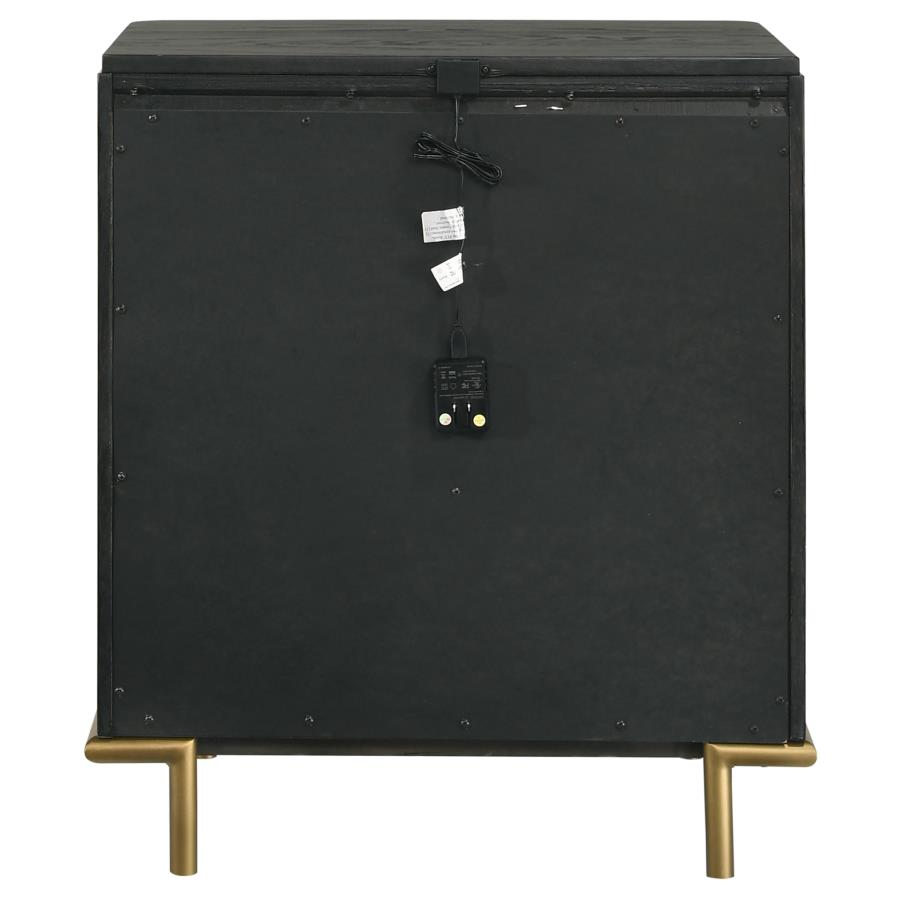 (image for) Arini 3-drawer Nightstand Black