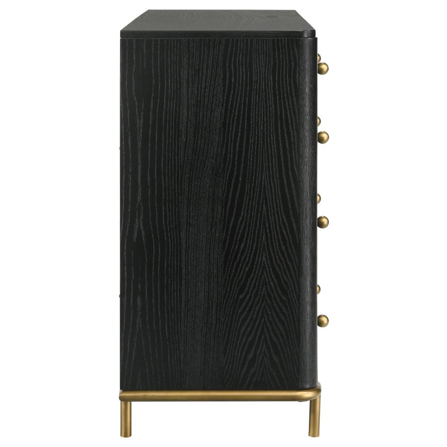 (image for) Arini 8-drawer Dresser Black