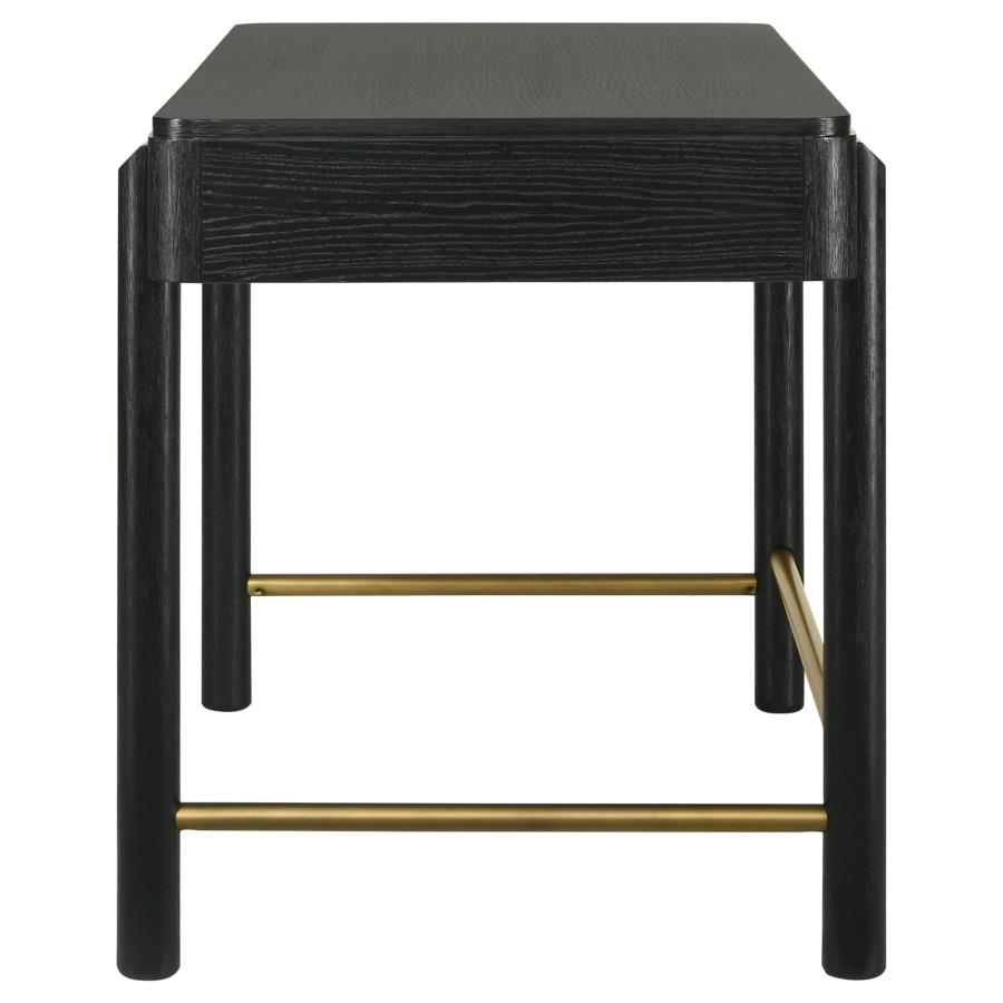 (image for) Arini 2-drawer Vanity Desk Makeup Table Black