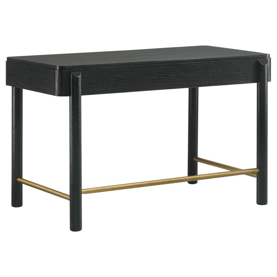 (image for) Arini 2-drawer Vanity Desk Makeup Table Black