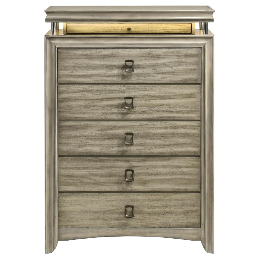 (image for) Giselle 6-drawer Bedroom Chest Rustic Beige