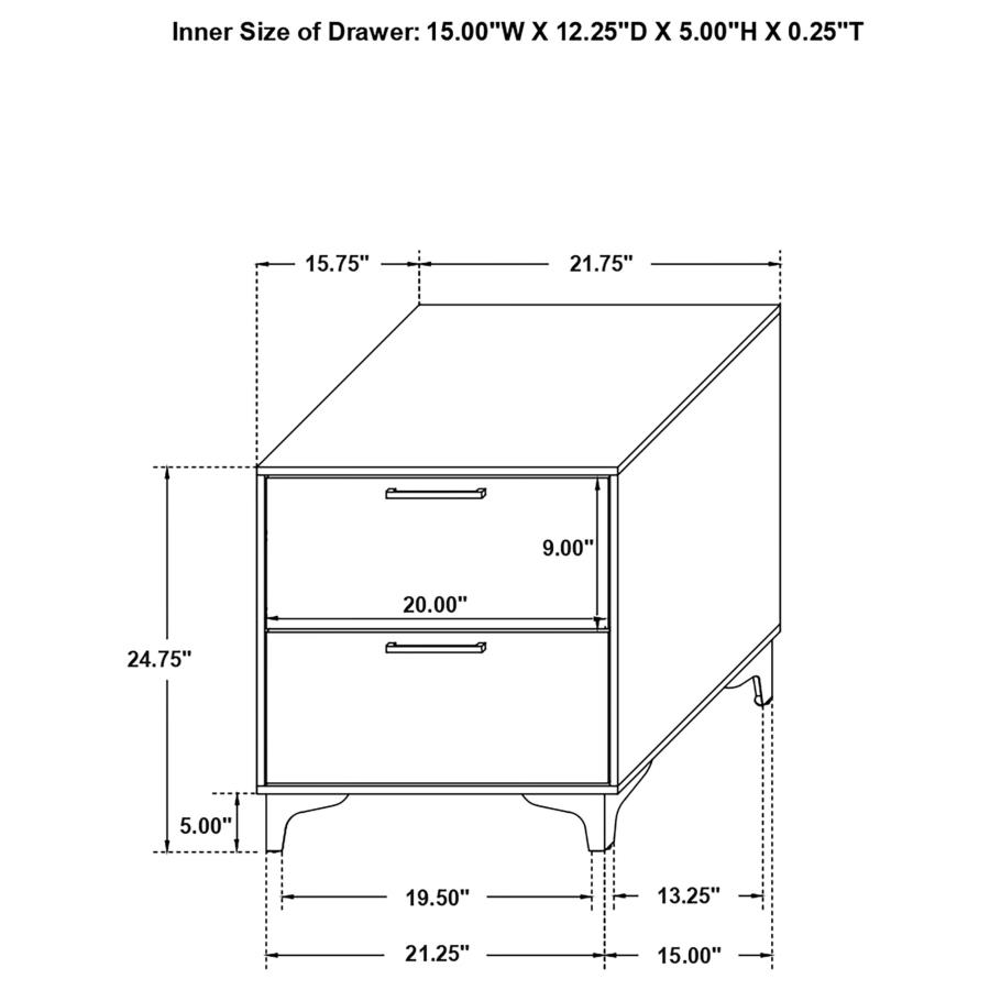 (image for) Kendall 4-piece Queen Bedroom Set White