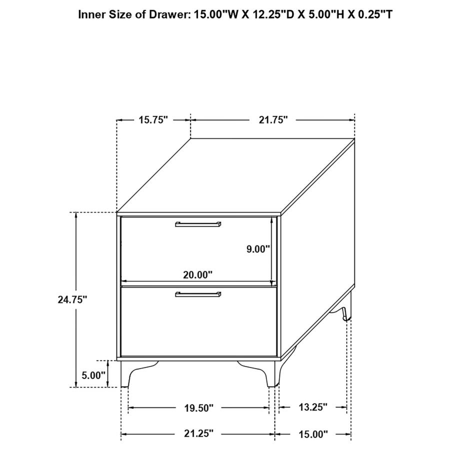 (image for) Kendall 5-piece Queen Bedroom Set White