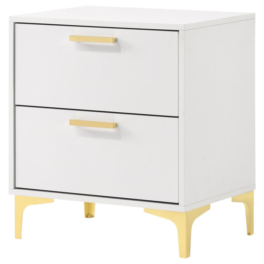 (image for) Kendall 2-drawer Nightstand White