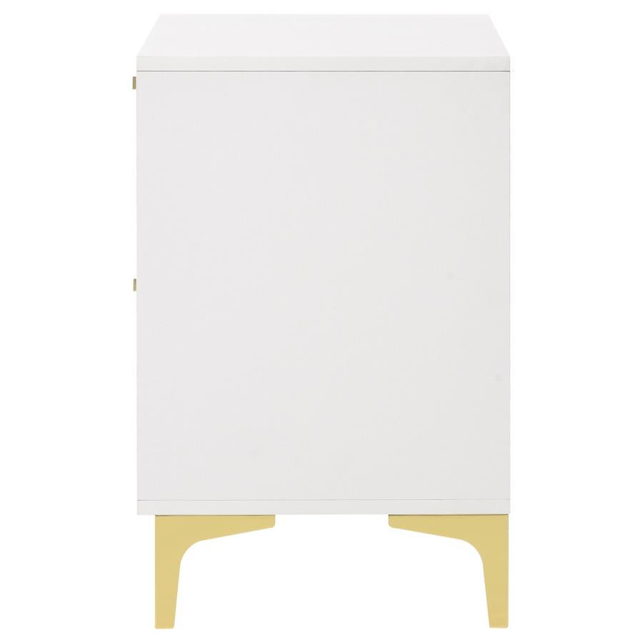 (image for) Kendall 2-drawer Nightstand White