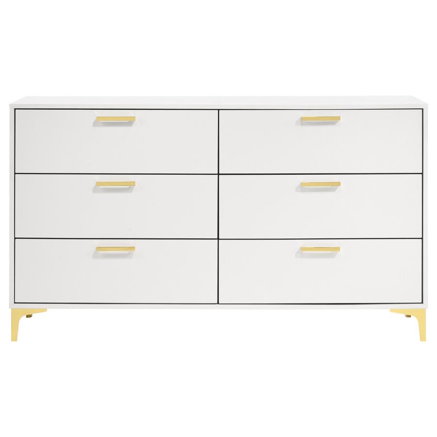 (image for) Kendall 6-drawer Dresser White