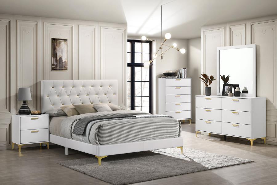 (image for) Kendall 6-drawer Dresser with Mirror White