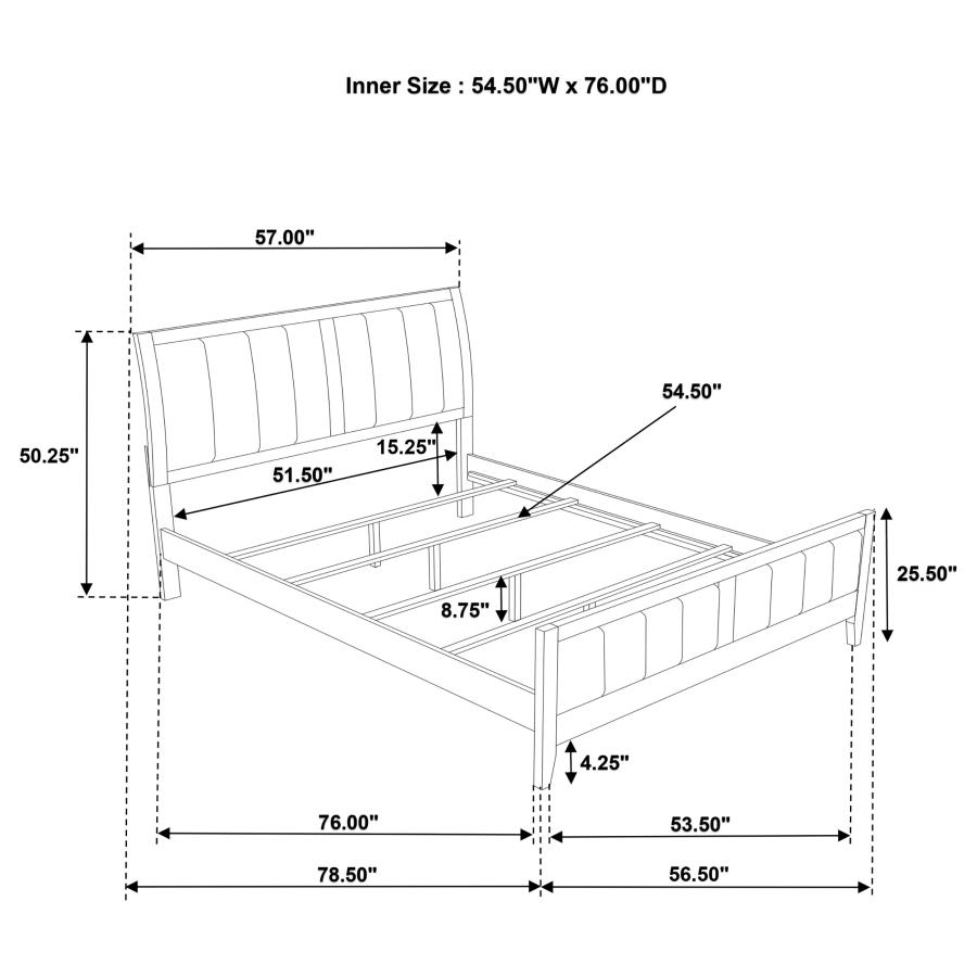 (image for) Wilkes 4-piece Full Bedroom Set Dark Cocoa