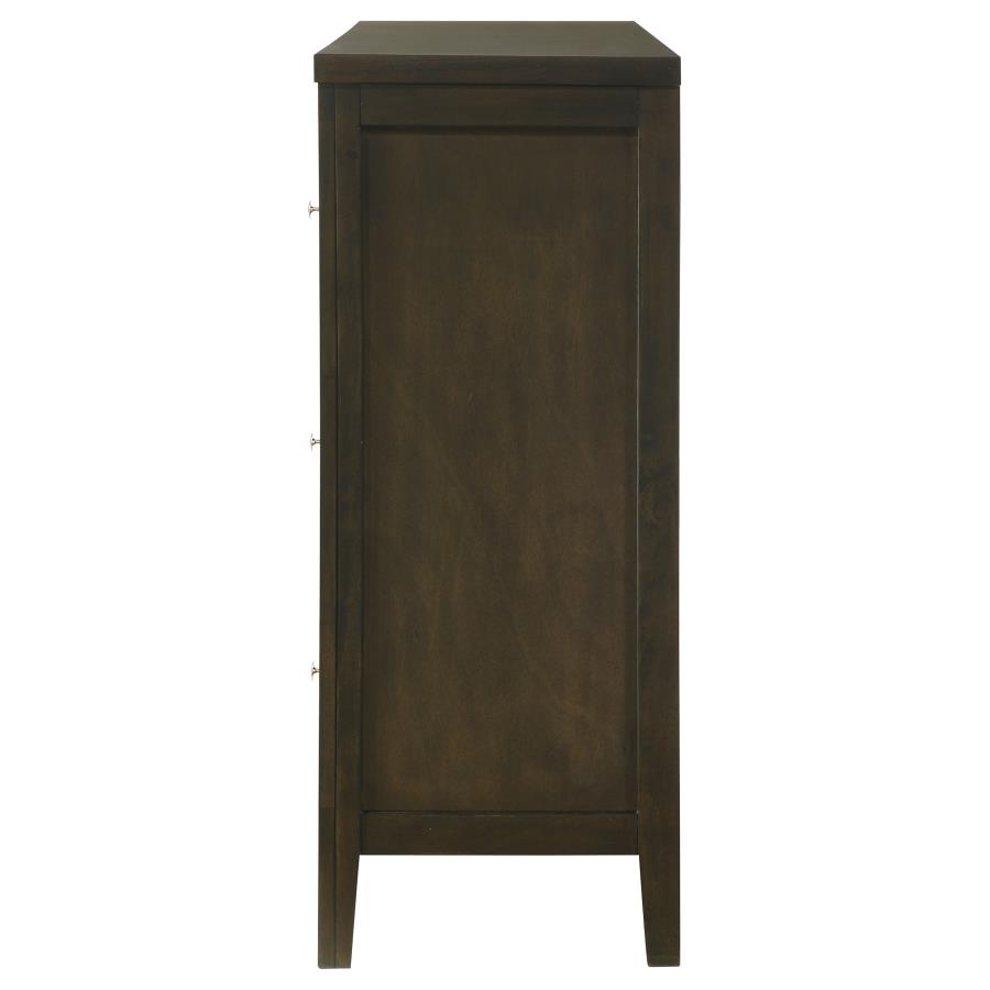 (image for) Wilkes 6-drawer Dresser Cabinet Dark Cocoa