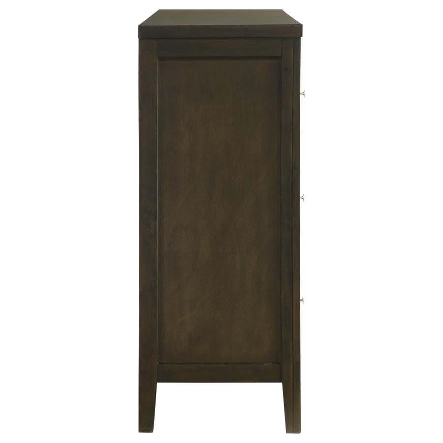 (image for) Wilkes 6-drawer Dresser Cabinet Dark Cocoa