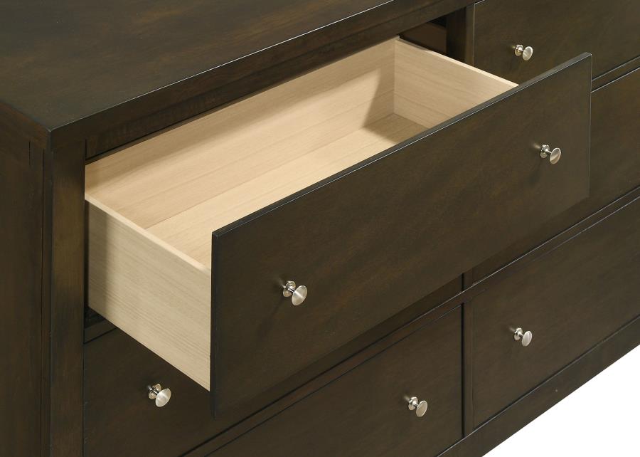 (image for) Wilkes 6-drawer Dresser Cabinet Dark Cocoa