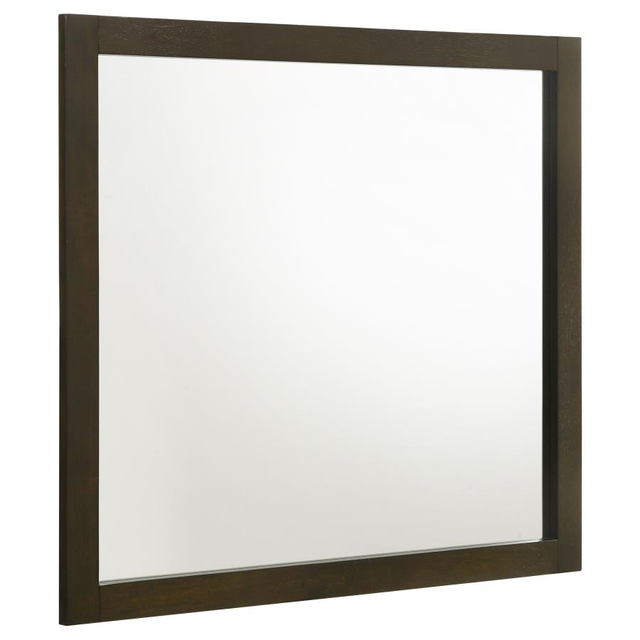 (image for) Wilkes Dresser Mirror Dark Cocoa - Click Image to Close