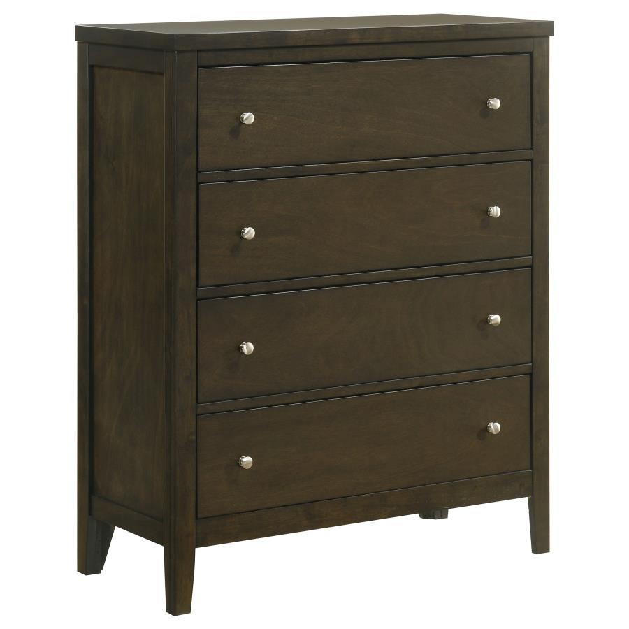 (image for) Wilkes 5-drawer Chest of Drawers Dark Cocoa